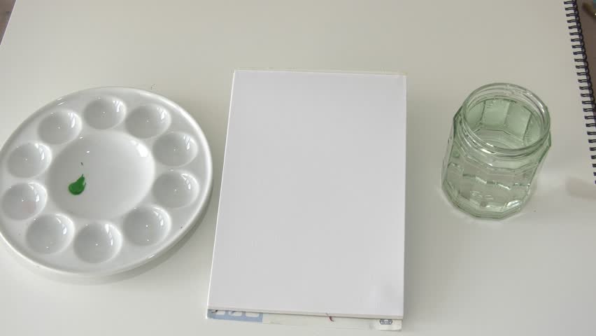 Cadmium Green mixed