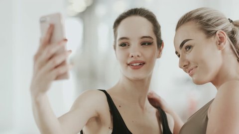 Calm Young Multiracial Female Models Naked Stock Photo (Edit Now