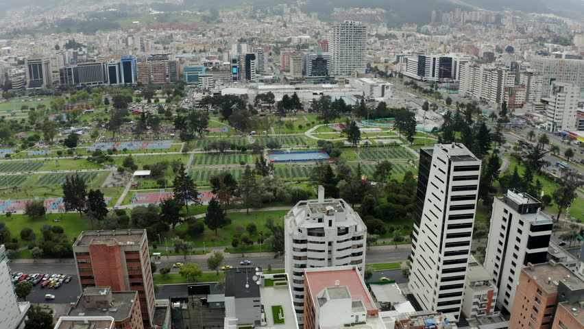 Quito North drone footage .