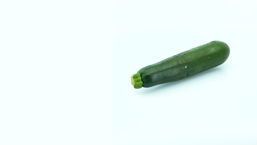 Single cucumber frame right in 4k 3840 x 2160 Rotating Loop-able 360 Degree Rotation