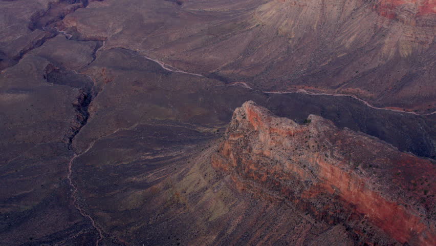 Aerial Top View: Amazing Grand Canyon in Grand Canyon, AZ
