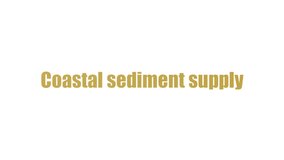 Coastal Sediment Supply Word Cloud Animated On White Background - Powered by Shutterstock - Get 15% off with code: PIKWIZARD15