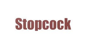 Stopcock Tag Cloud Animated Isolated On White - Powered by Shutterstock - Get 15% off with code: PIKWIZARD15