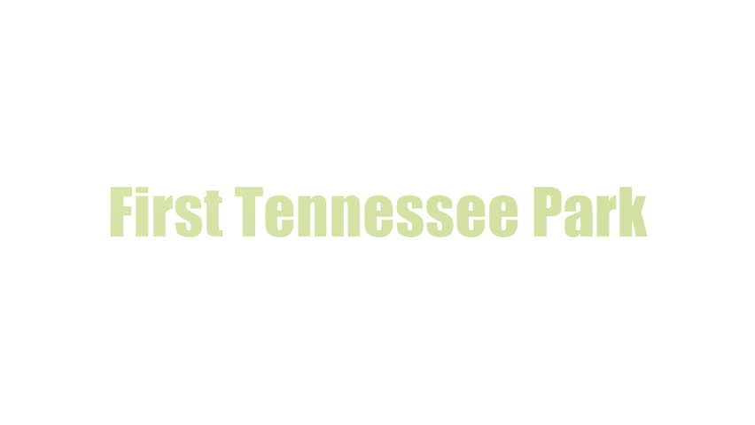 First Tennessee Park Word Cloud Animated Isolated On White