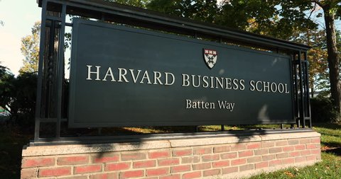 Boston, Massachusetts, USA – October 18, 2018: Harvard Business school building in Cambridge Massachusetts USA. 