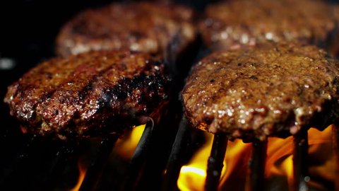 Fresh Organic Flame Grilled Beef Burgers Healthy Dining Choice Barbecue Flavor