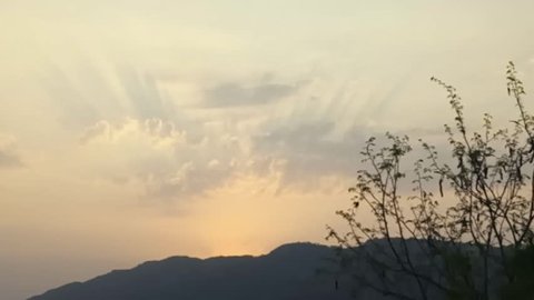 Sunset at Horsley Hills, Chittoor , Andhra Pradesh, India