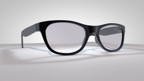 Black Glasses 3d Animation Product Spin Stock Footage Video (100%  Royalty-free) 1029185690 | Shutterstock