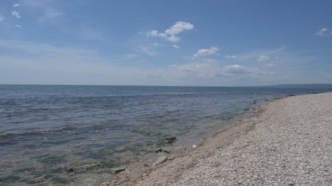 Coastline near by Balchik town, Bulgaria, May 2019