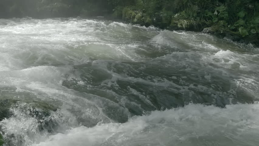 The Cascata delle Marmore (Marmore Falls) is a man-made waterfall created by the ancient Romans. Its total height is 165 m (541 feet), making it the tallest man-made waterfall in the world.