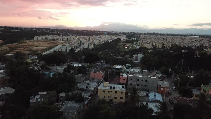 Urban area, of the city of Santo Domingo, Dominican Republic