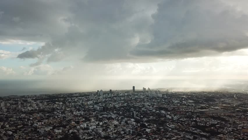 Urban area of the city of Santo Domingo, Dominican Republic