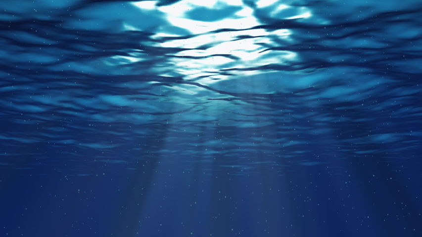 Underwater Animation Of Ocean Waves Stock Footage Video 100 Royalty