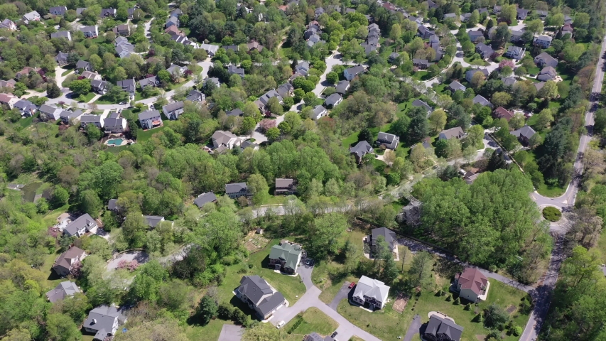 upper-middle-class-american-neighborhood-stock-footage-video-100