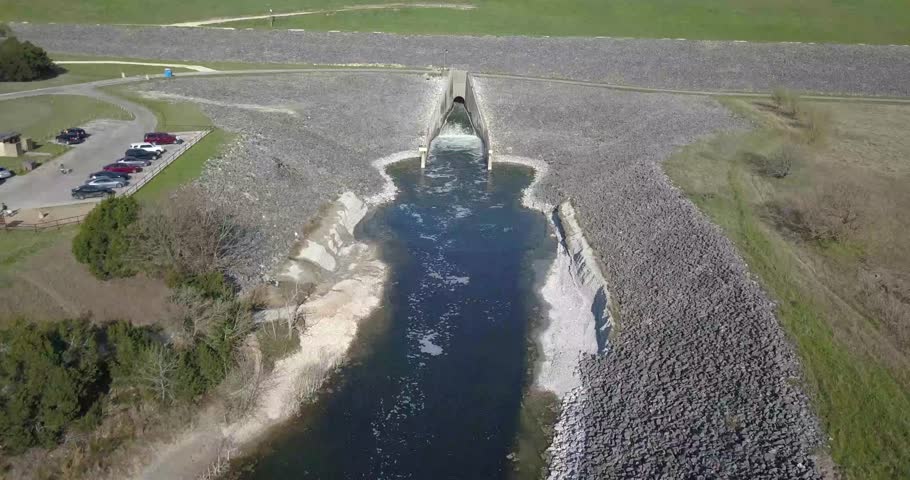Drone footage over Stillhouse dam