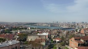 Istanbul Turkey cityscape drone videos 