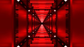 Red Elegant Loopable Abstract Tunnel Background