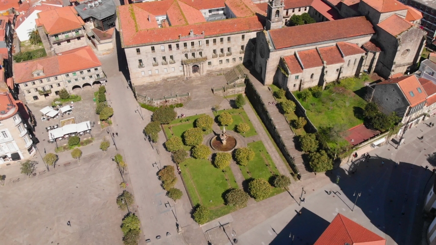 Plaza Ferraria next to the San Francisco Convent in Pontevedra