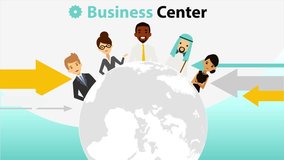 Business center team Motion Graphics - Powered by Shutterstock - Get 15% off with code: PIKWIZARD15