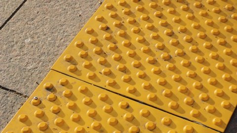 Tactile Paving Braille Blocks Tactile Tiles Stock Photo 1721880226 ...