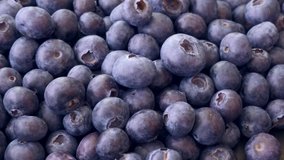 Falling fresh blueberries. Many ripe berries. Blueberry background, healthy eating, breakfast, vegetarian food, sweet fruits. Vitamins for kids, adults.