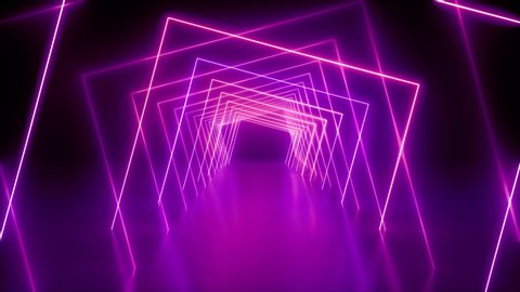 Spinning Around Neon Tunnel Blue の動画素材 ロイヤリティフリー Shutterstock