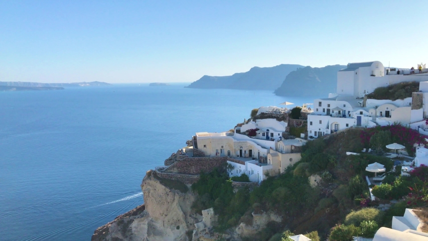 Fira City View in Santorini, Greece