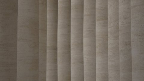 Italy, Rome - September, 2016: Columns in a row