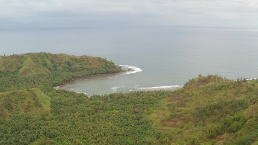 Aerial view in southern part of Guam.