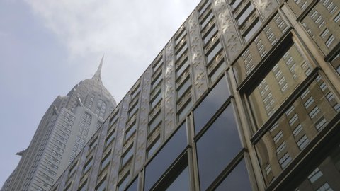 new york, new york / United States - 06 24 2018: Chrysler Building Close shot