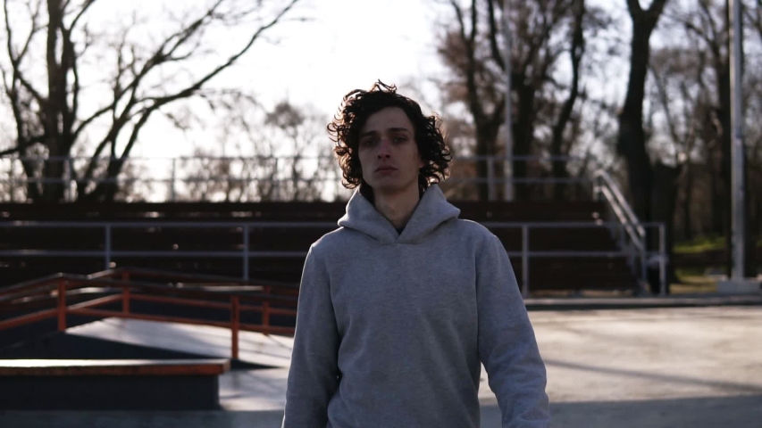 guy with hood up