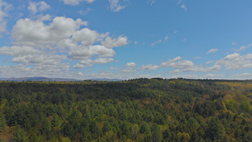 Beautiful mountains landscape in Pocono Mountains Pennsylvania