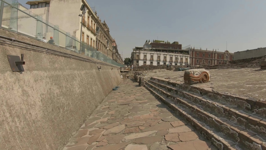 streets of Mexico City at sunrise