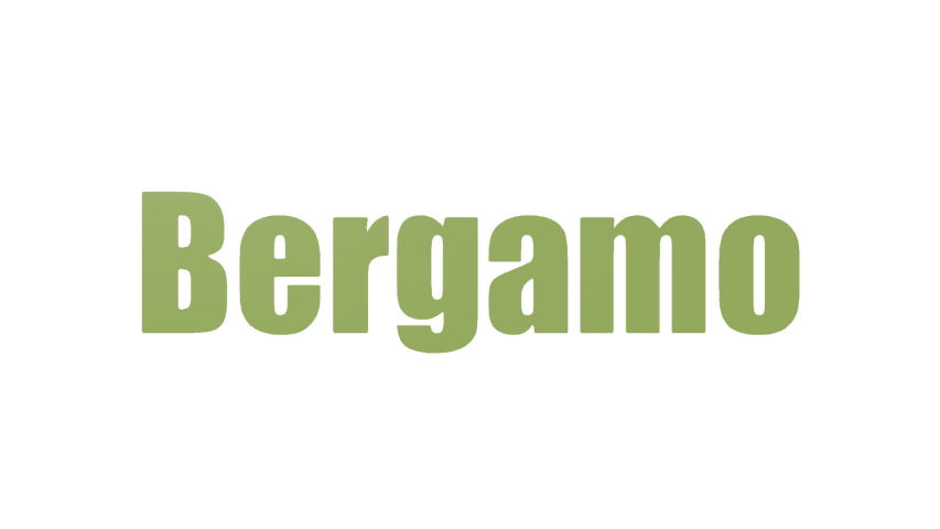 Bergamo Tag Cloud Animated Isolated