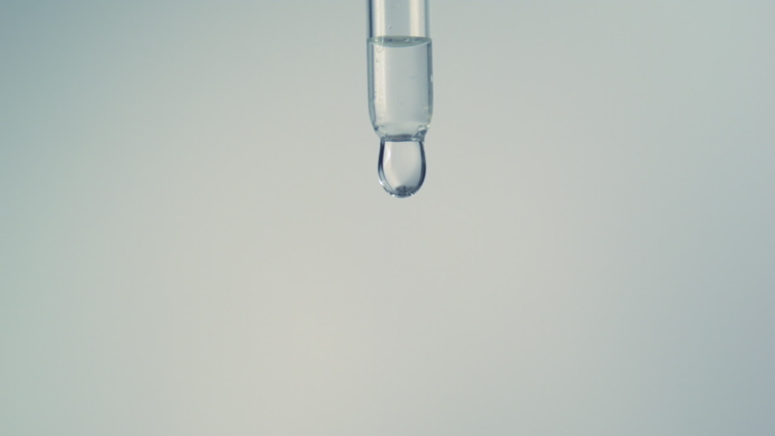 Water dropper in slow motion. Drop of water falling / high speed camera Royalty-Free Stock Footage #1029822554