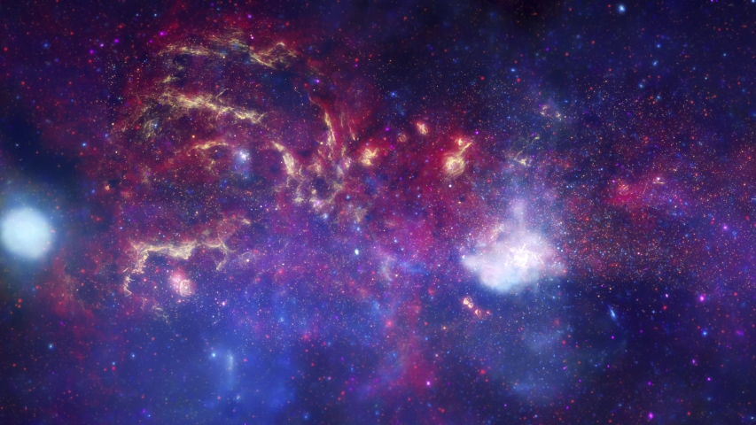 Flying through colourful space . | Shutterstock HD Video #1029902594