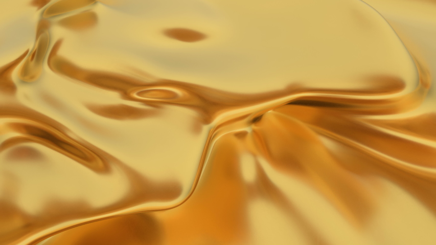 abstract gold liquid. Golden wave background. Gold background. Gold texture. Lava, nougat, caramel, amber, honey, oil. Royalty-Free Stock Footage #1029906533
