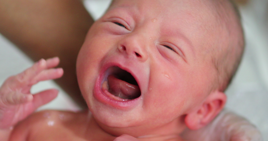 baby boy crying