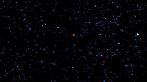 Blue Glitter Background in Super Slow Motion at 1000fps.