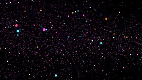 Colored Glitter Background in Super Slow Motion at 1000fps.
