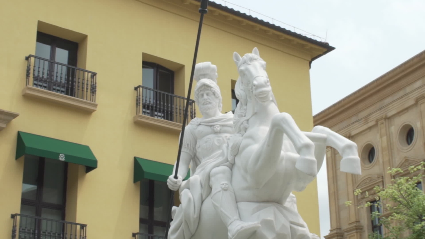 Dongguan, China - April 28 2019: SLOW MOTION - the Huawei business campus of Ox Horn