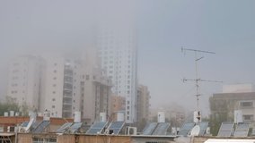 Khamsin in Israel over the city dry dusty wind from the desert - Powered by Shutterstock - Get 15% off with code: PIKWIZARD15