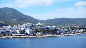 Video of picturesque port of Paroikia, Paros island, Cyclades, Greece