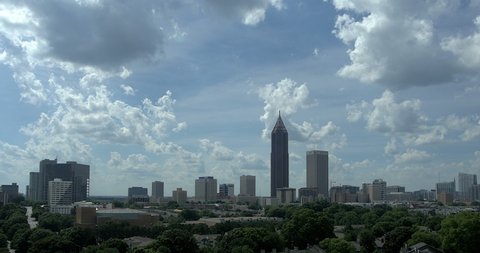Atlanta Skyline Time Lapse. Georgia.
