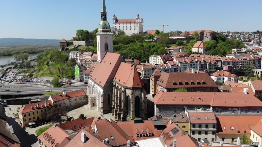 St Martin Cathedral, Bratislava. Many legends are connected with the history of the castle.