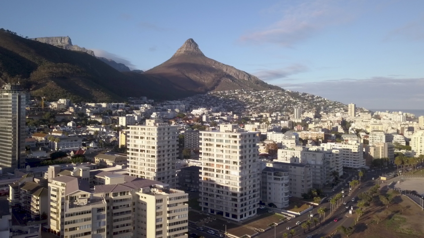 Aerial view over Cape Town, South Africa