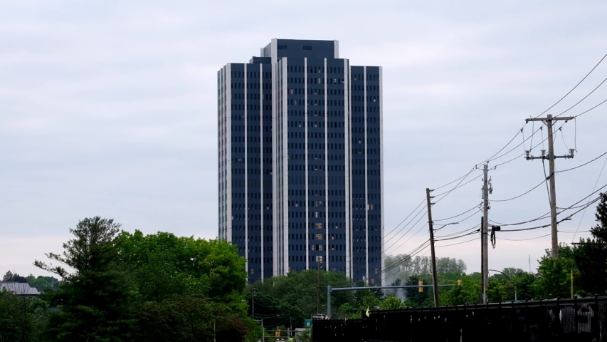 Tower Implosion Royalty-Free Stock Footage #1030016912