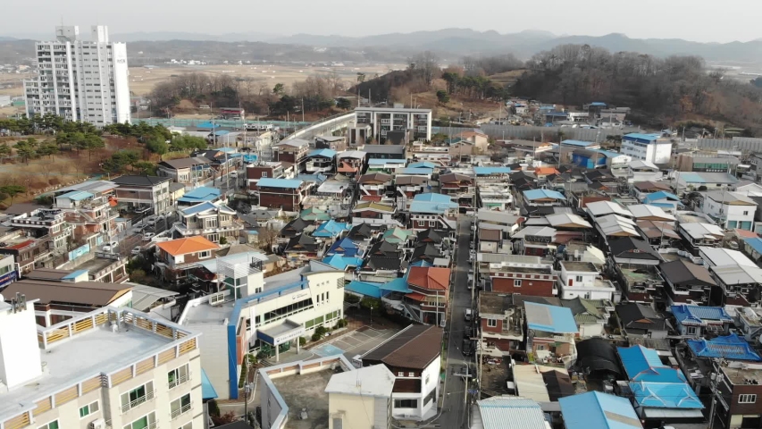 Mungeyong South Korea Aerial View