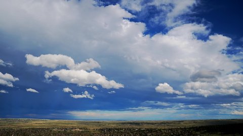 Time lapse of clouds over the High Plains