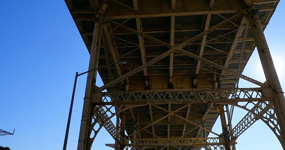 Old bridge in upper Harlem - footage is delivered in rec.709 - ready for color grade or LUT.